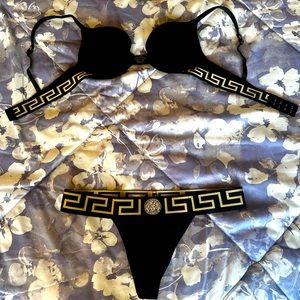 Versace Thong and Bra set